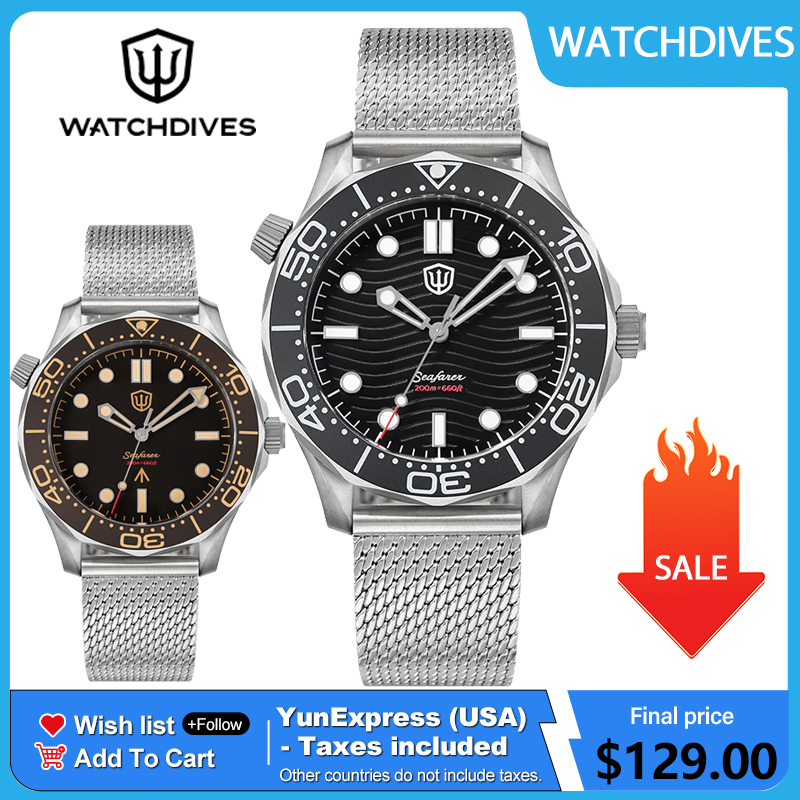 Watchdives 42mm Titanium Dive  - Vintage Pocket Watch avis et prix