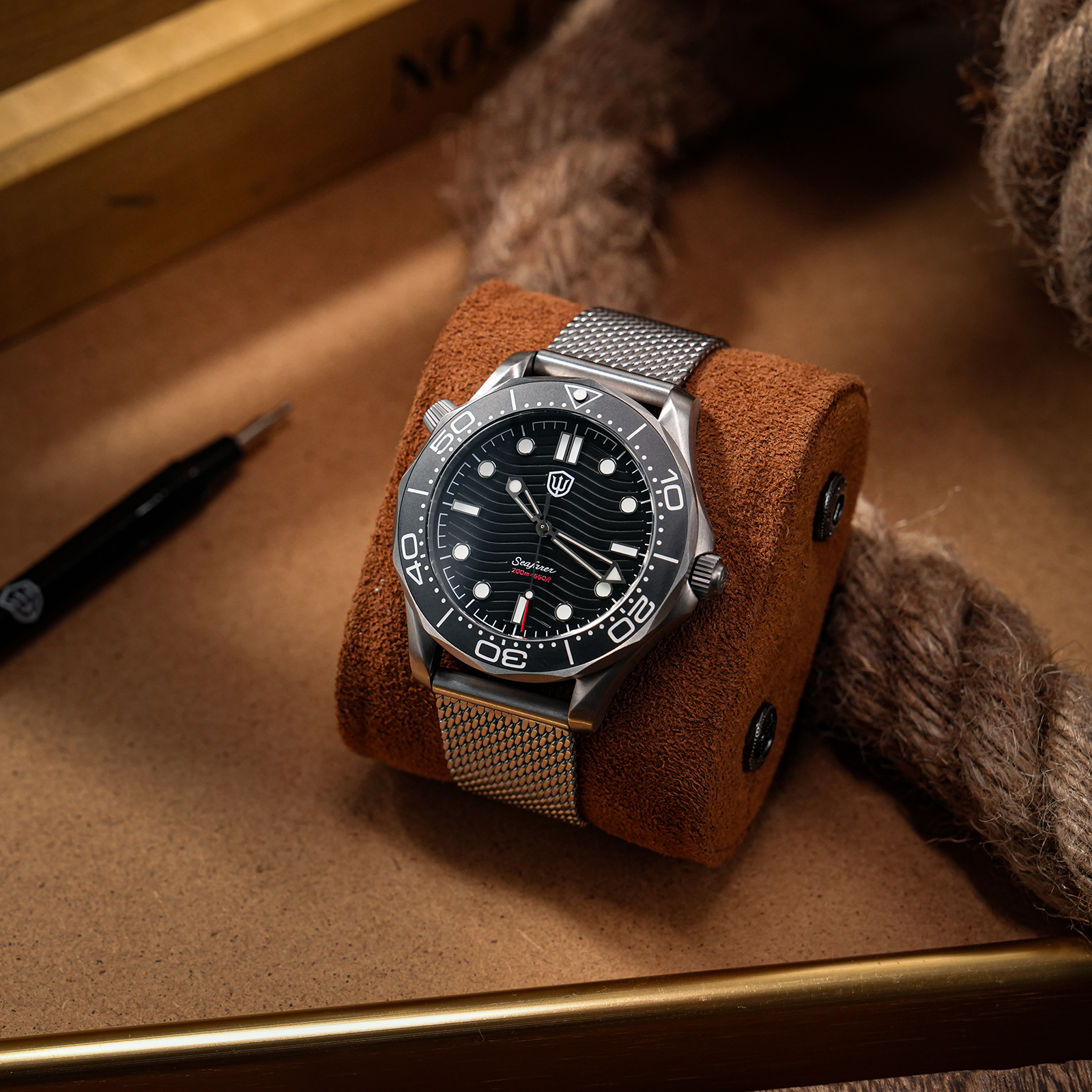 Watchdives 42mm Titanium Dive  - Vintage Pocket Watch avis et prix