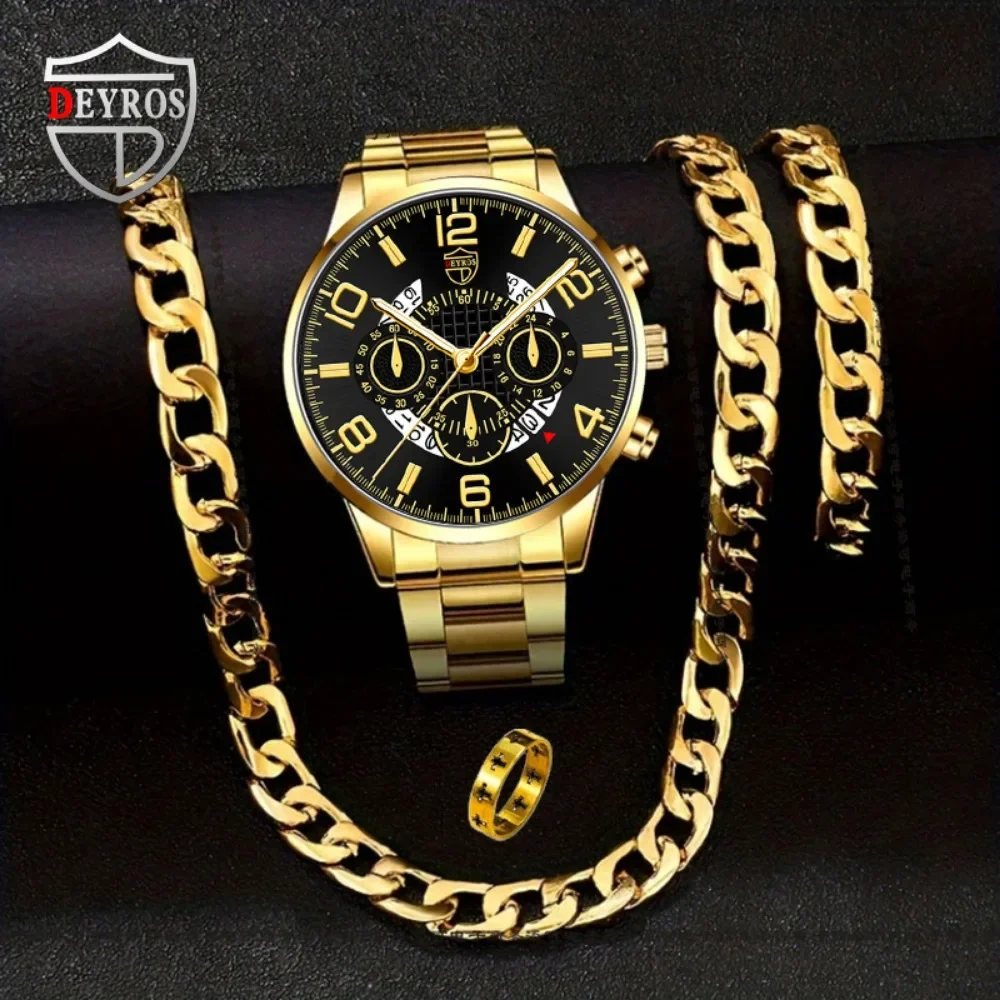 4pcs/set Men's Casual Watch Al - Best Jewelry Watches avis et prix