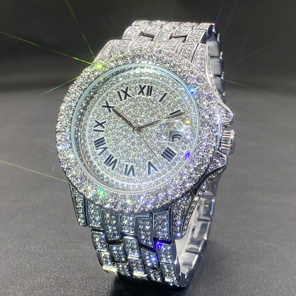 Big Gold Silver Black Wristwat - Stones Watches & Jewelry In Sweden Ab avis et prix