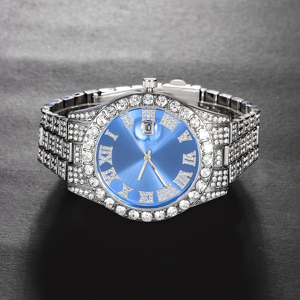 New Punk Men Watch Iced Out Di - Jewelry Clasp Watches avis et prix