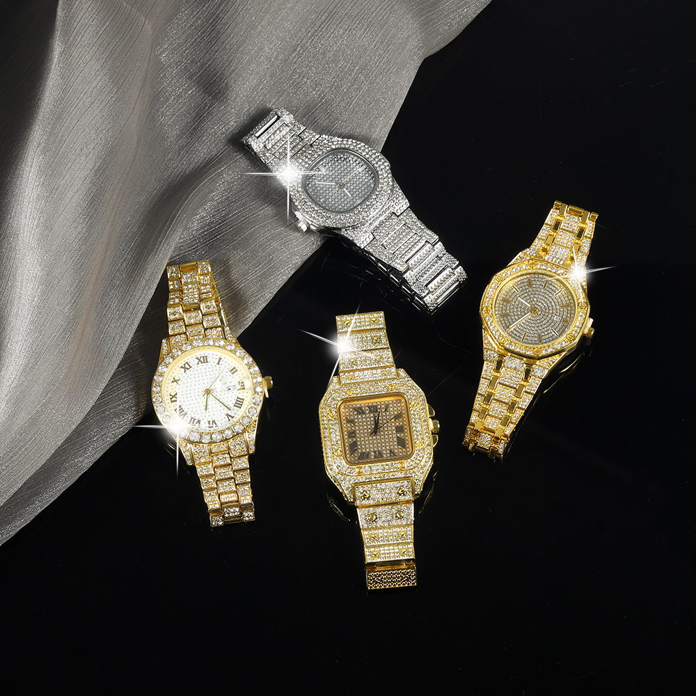 New Punk Men Watch Iced Out Di - Jewelry Clasp Watches avis et prix
