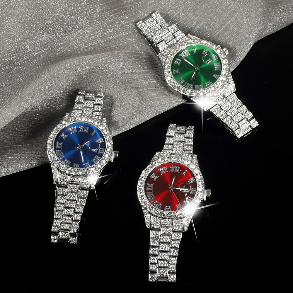 New Punk Men Watch Iced Out Di - Jewelry Clasp Watches avis et prix