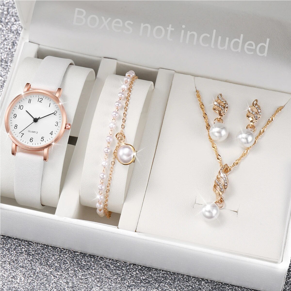 Women Rose Gold Pearl Jewelry  - Jewelry Watches Gold avis et prix