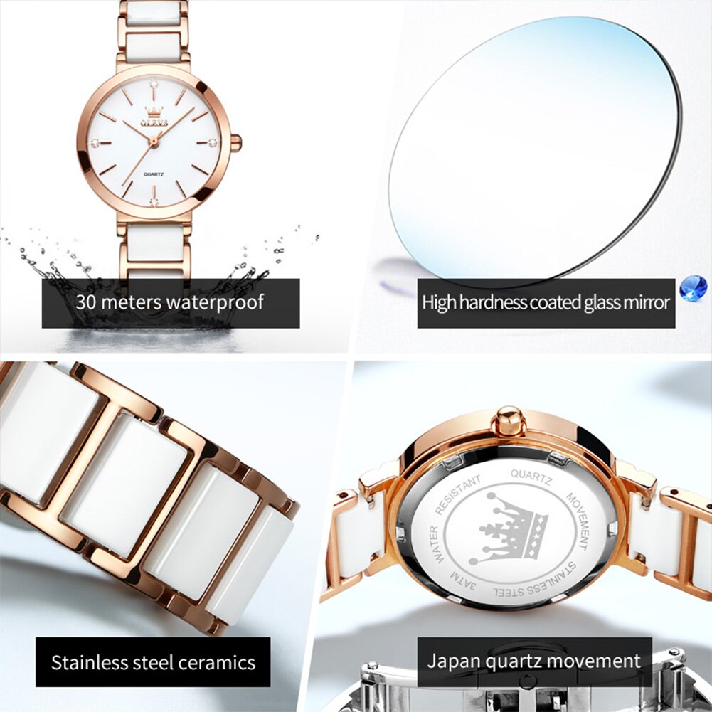 OLEVS Fashion Women Watches Re - Jewelry Watches Gold avis et prix